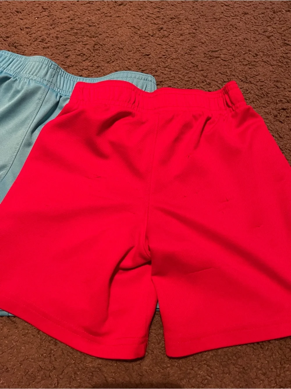Under Armour Boys Shorts Trio - Black, Light Blue, Red